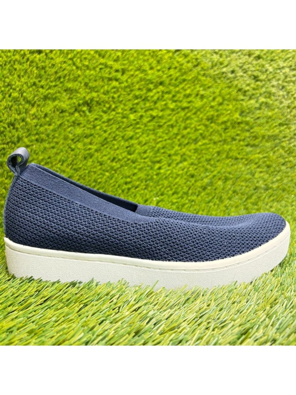 Skechers Arch Fit Cup Homesick Womens Size 8 Blue Casual Slip On Platform Shoes